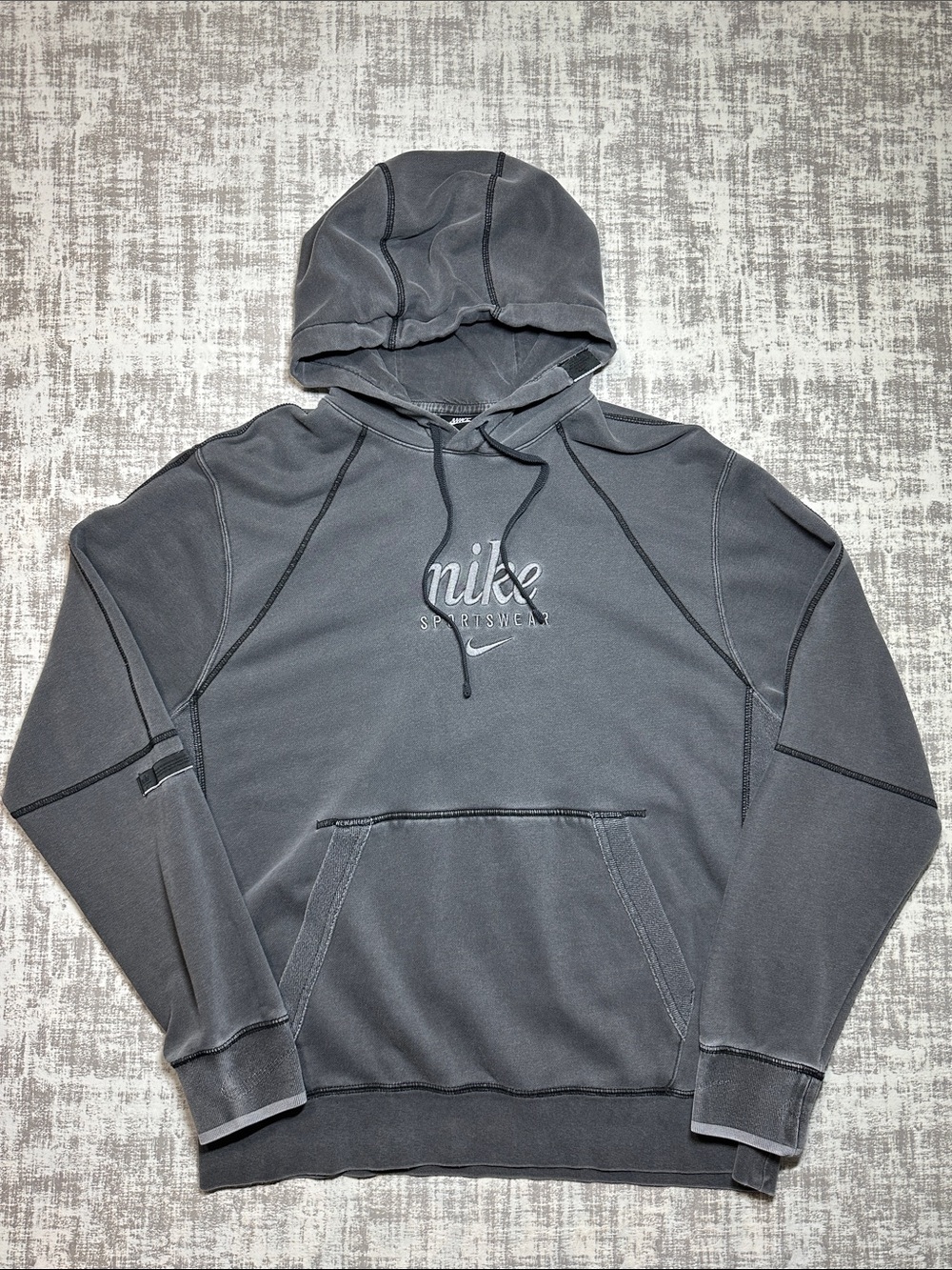 Nike Sportswear Washed Pigment Dye Pullover Hoodie